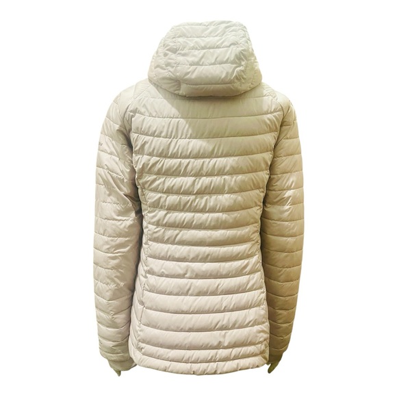 Columbia Women's Light Beige Hooded Packable Puffer Jacket - Picture 2 of 11